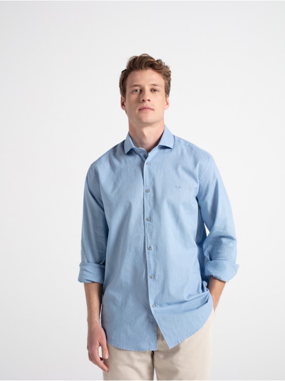 Camisa lino casual