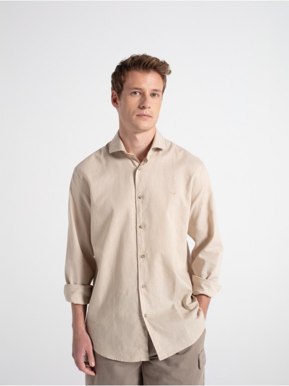 Camisa lino casual