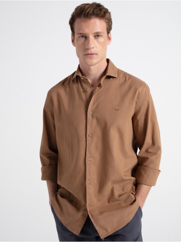 Camisa lino casual