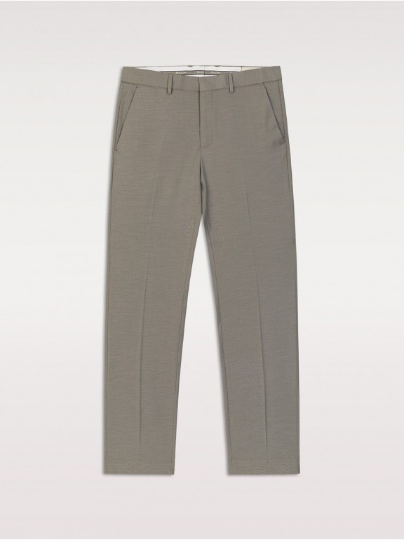 Pantalón traje falso liso
