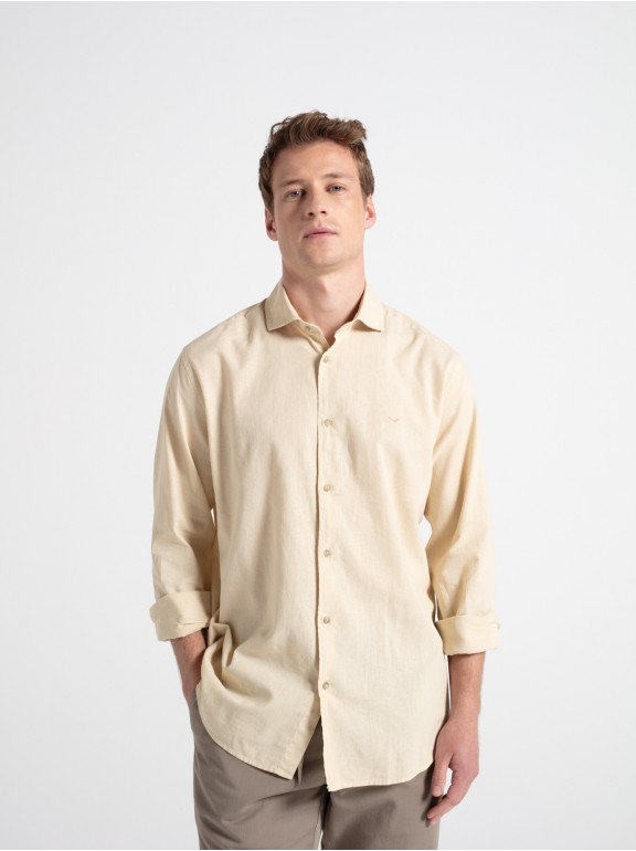 Camisa lino casual