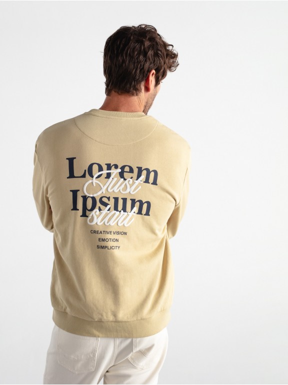 Sudadera regular fit "Just...