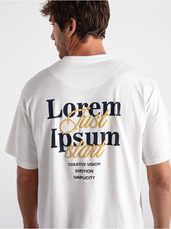 Camiseta oversize "Just Start"