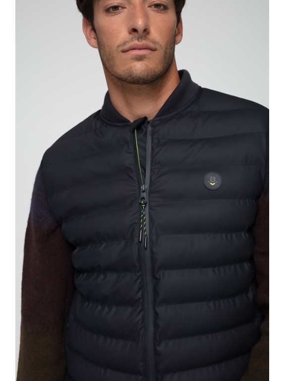 Chalecos De Trabajar Hombre Chaleco Acolchado Cuello Bomber