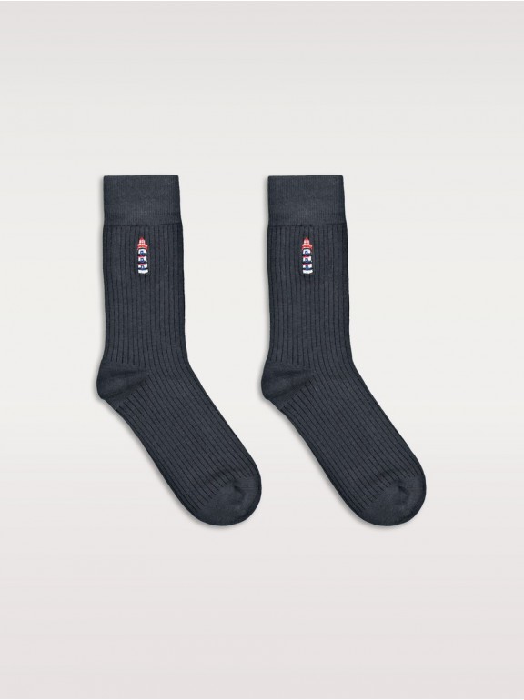 Calcetines bordados faro