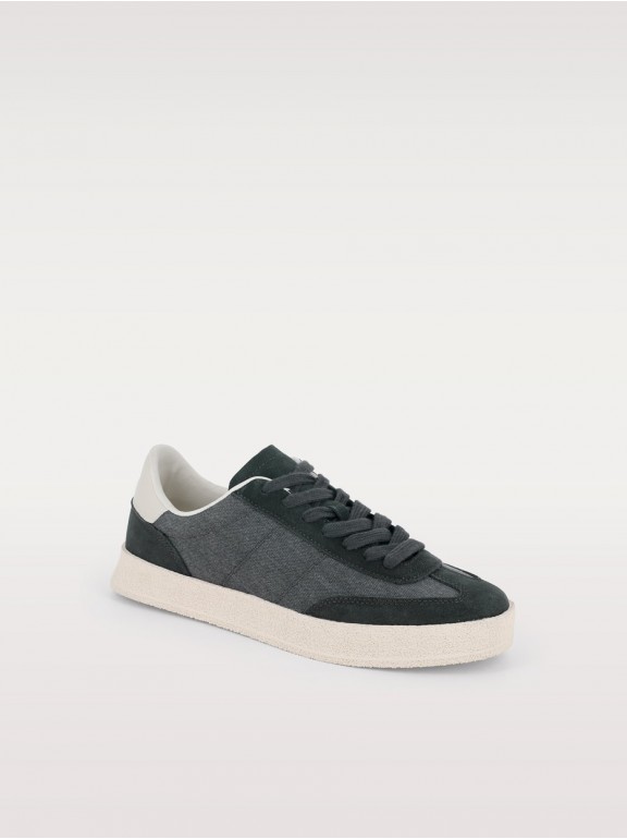 Sneaker piel combinada