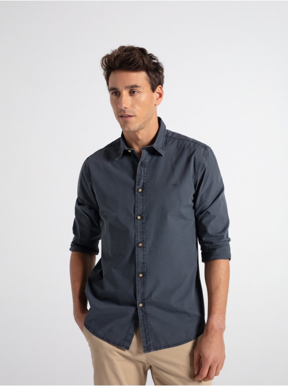 Camisa popelín tintada