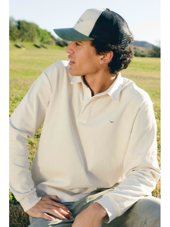 Polo oversize algodón con...