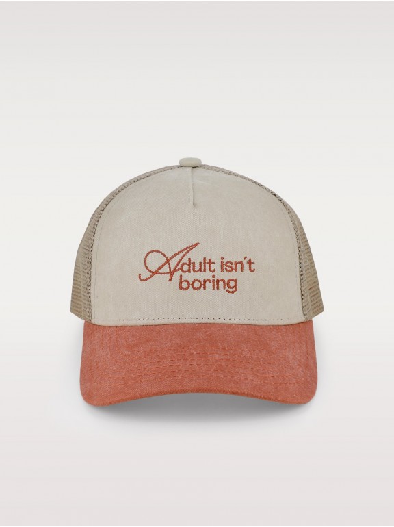 Gorra canvas rejilla