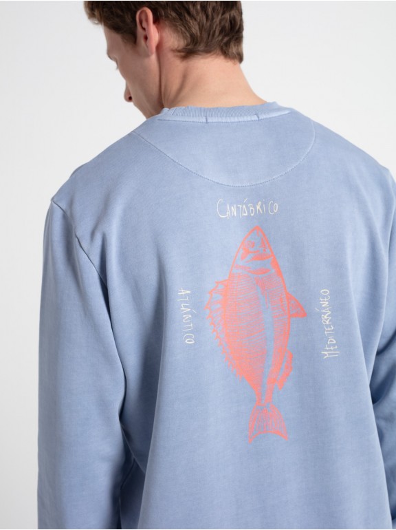 Sudadera gráfica pescado