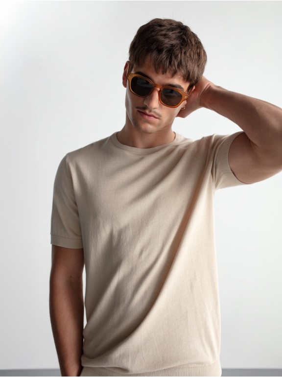 Camiseta tricot