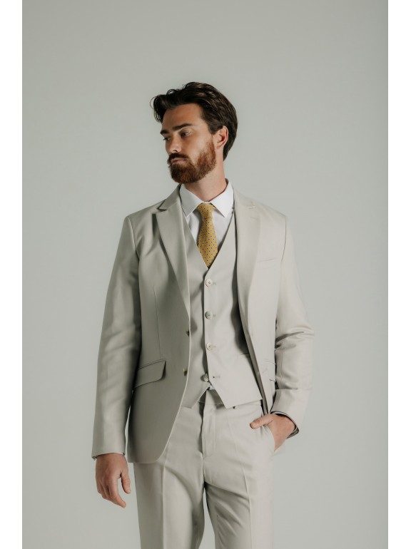Americana de traje falso liso