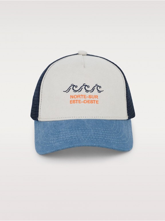 Gorra canvas rejilla