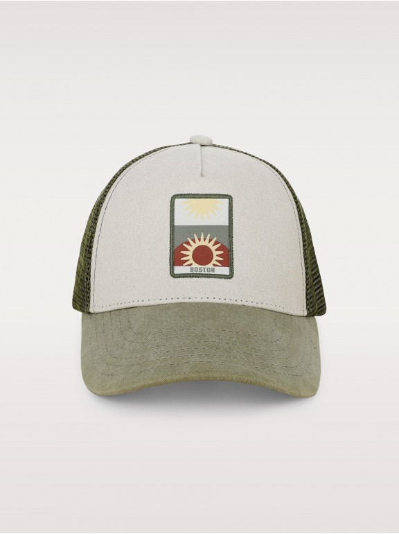 Gorra canvas rejilla