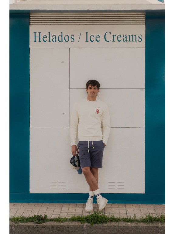 Sudadera algodón bordado