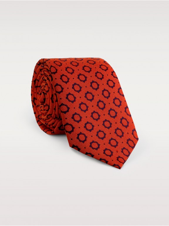 Corbata seda topos