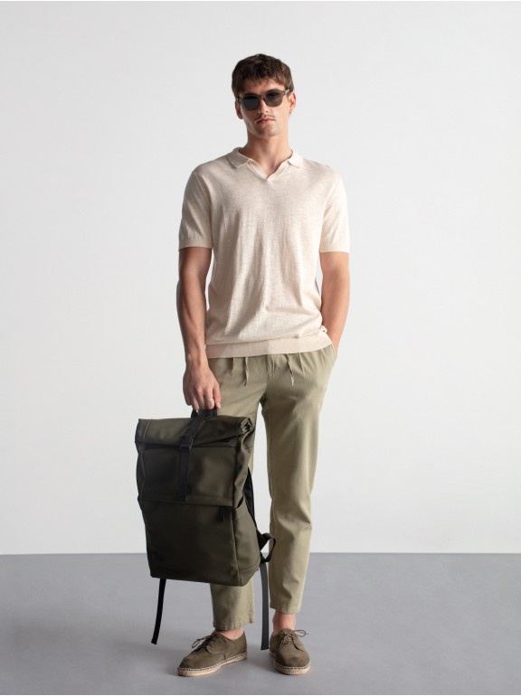 Pantalón de lino con pinzas